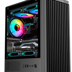 Gabinete Gamer Hayom GB1727 Preto com 3 Fans sem Fonte