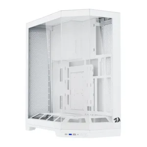 Gabinete Gamer Redragon Edge Mid Tower Lateral de vidro Branco CA-608W