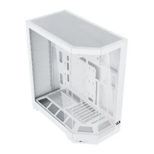 Gabinete Gamer Redragon Edge Mid Tower Lateral de vidro Branco CA-608W