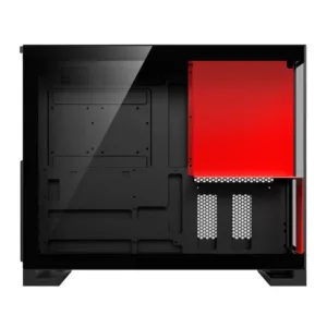 Gabinete Gamer Eternal Mid-Tower Lateral de Vidro Preto e Vermelho CA-612BR - Redragon