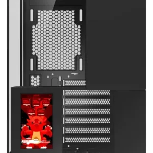 Gabinete Gamer Redragon Eternal Pro Preto Mid Tower ATX Lateral/Frente em Vidro Temperado Tela LCD de 4.3 CA-613B