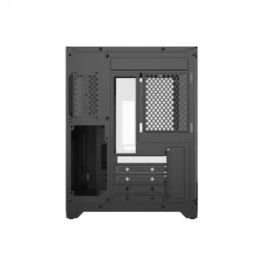 Gabinete Gamer PCYES Forcefield Black Vulcan com Frontal e Lateral em Vidro GFFBVP
