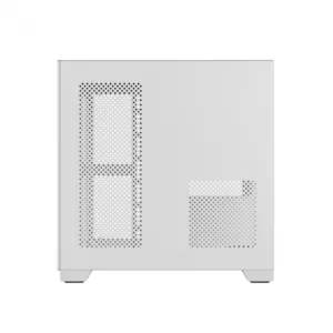 Gabinete Gamer PCYES Forcefield White Ghost Branco com Frontal e Lateral em Vidro GFFWGP