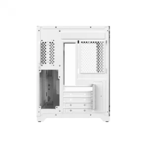 Gabinete Gamer PCYES Forcefield White Ghost Branco com Frontal e Lateral em Vidro GFFWGP