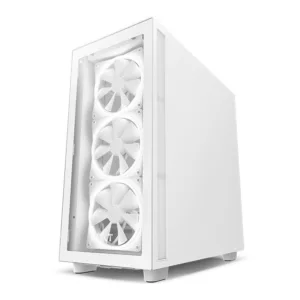 Gabinete Gamer NZXT H7 Elite RGB Mid Tower com Lateral em Vidro e 4 Ventoinhas Branco CM-H71EW-01