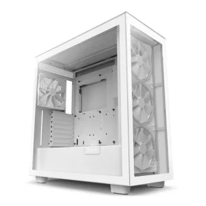 Gabinete Gamer NZXT H7 Elite RGB Mid Tower com Lateral em Vidro e 4 Ventoinhas Branco CM-H71EW-01