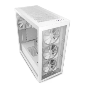 Gabinete Gamer NZXT H7 Elite RGB Mid Tower com Lateral em Vidro e 4 Ventoinhas Branco CM-H71EW-01