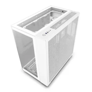 Gabinete Gamer NZXT H9 Elite RGB Mid Tower com Lateral em Vidro e 4 Fans Branco CM-H91EW-01