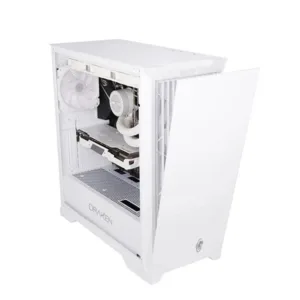 Gabinete Gamer Draxen Khamsa Vidro Temperado ARGB Branco (DRN43K-WH)