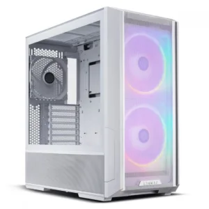 Gabinete Gamer Lian Li Lancool 216 RGB Mid Tower Vidro Temperado White ATX Sem Fonte Com 3 Fans LANCOOL 216RW WHITE