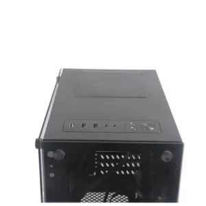 Gabinete Gamer C3Tech Lateral em vidro temperado sem Fonte Preto MT-G110BK