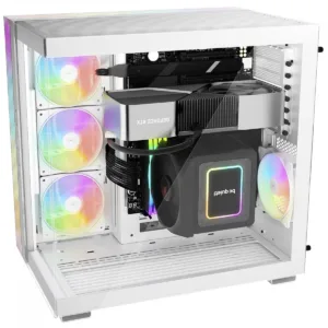 Gabinete Gamer Be Quiet Light Base 600 DX ARGB Mid Tower ATX Vidro Temperado Sem Fans Branco BGW66