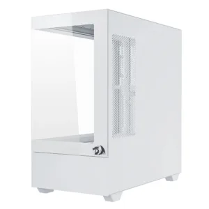 Gabinete Gamer Redragon Mid Tower Sem Fonte Ca-607w Reflect Flow Pro Preto