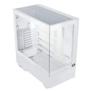 Gabinete Gamer Redragon Mid Tower Sem Fonte Ca-607w Reflect Flow Pro Preto