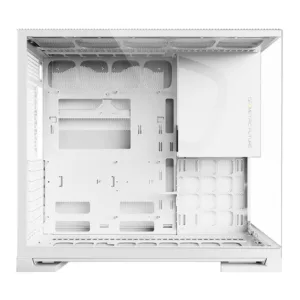 Gabinete Gamer Geometric Future Model 5 Mid-Tower Lateral de Vidro Branco GEO-M5-W