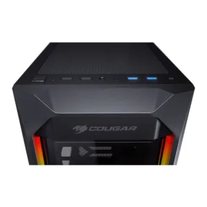Gabinete Gamer Cougar MX410 Preto com Lateral em Acrílico 385VM60.0005