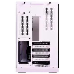 Gabinete Gamer Lian Li PC-011 Dynamic Mini ITX / Micro ATX / ATX Lateral e Frontal em Vidro Branco PC-O11 DYNAMIC WHITE