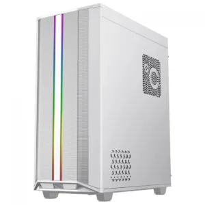 Gabinete Gamer Gamemax Precision ARGB 8808WT Branco Mid Tower Vidro Temperado E-ATX com 5 Fans