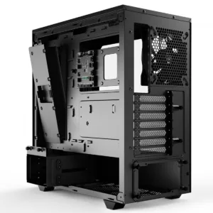 Gabinete Gamer Be Quiet Pure Base 500 FX Mid Tower ATX ARGB Vidro Temperado Com 4 Fans Preto BGW43