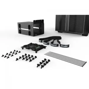 Gabinete Gamer Be Quiet Pure Base 500 FX Mid Tower ATX ARGB Vidro Temperado Com 4 Fans Preto BGW43