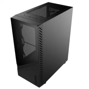 Gabinete Gamer PCYes Set Black Vulcan com Vidro Temperado GSBVPBR