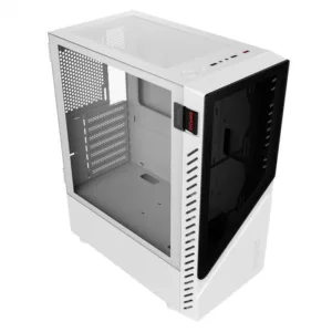 Gabinete Gamer PCYES Set White Ghost com Lateral em Vidro GSWGPBR