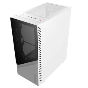 Gabinete Gamer PCYES Set White Ghost com Lateral em Vidro GSWGPBR