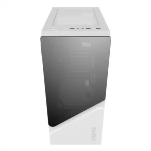 Gabinete Gamer PCYES Set White Ghost com Lateral em Vidro GSWGPBR