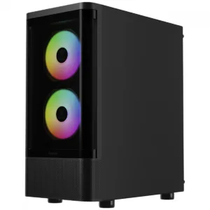 Gabinete Gamer Gamdias Talos E3 CG Mid Tower Vidro Temperado ATX Com 3 Fans ARGB Preto