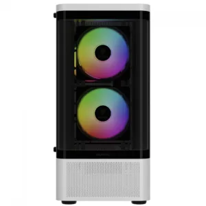 Gabinete Gamer Gamdias Talos E3 CG WH Mid Tower Vidro Temperado ATX Com 3 Fans ARGB Branco