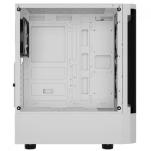 Gabinete Gamer Gamdias Talos E3 CG WH Mid Tower Vidro Temperado ATX Com 3 Fans ARGB Branco