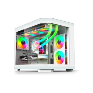 Gabinete Gamer Acer V951V Mid Tower Compatível com Micro-ATX Lateral e Frontal em Vidro Branco V951WH