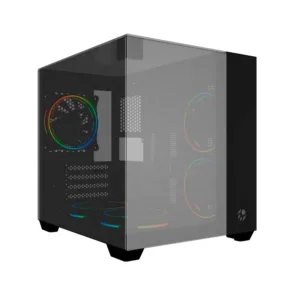Gabinete Gamer Bluecase Vegas Preto Vidro Temperado S/Fan Mid Tower BG-059B