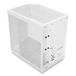 Gabinete Gamer Y70 Hyte Touch Snow White Com Display 2.5K 14.9 Pol Touch Mid Tower Vidro Temperado EATX Sem Fans Branco CS-HYTE-Y70TTI-WW