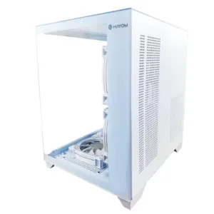 Gabinete Hayom GB1791 Branco 4 Fans RGB USB 3.0 Vidro Temperado Micro-ATX