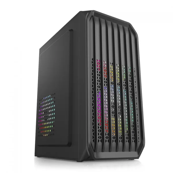 Gabinete Duex Office MATX Black Sem Fonte Sem Fan DX255-8