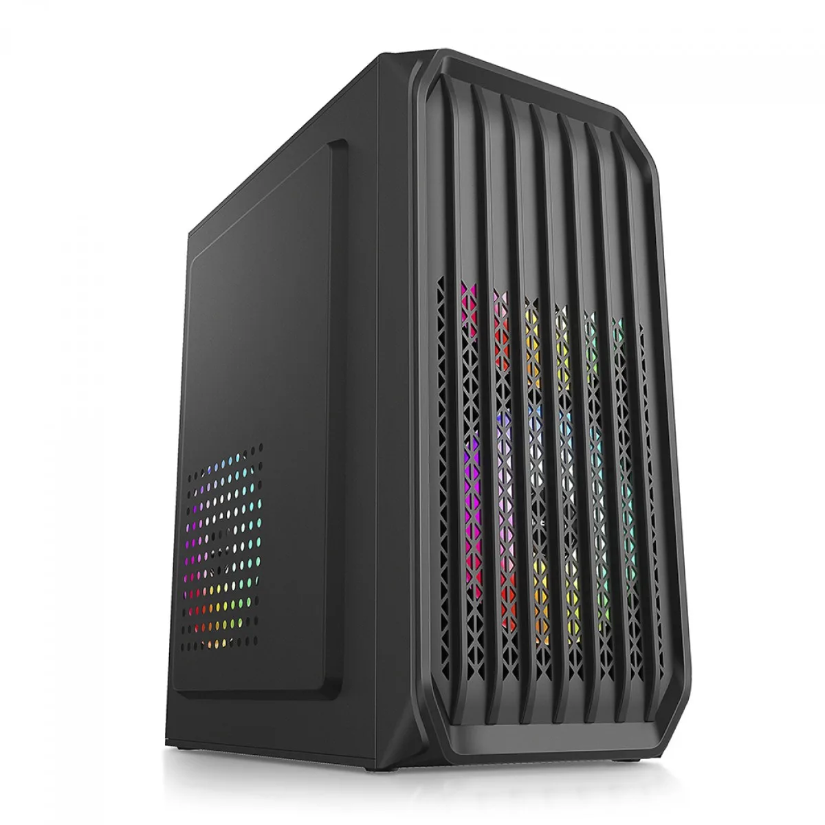 Gabinete Duex Office MATX Black Sem Fonte Sem Fan DX255-8