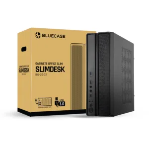 Gabinete Slim Bluecase BG-2002 Preto com Fonte 200W