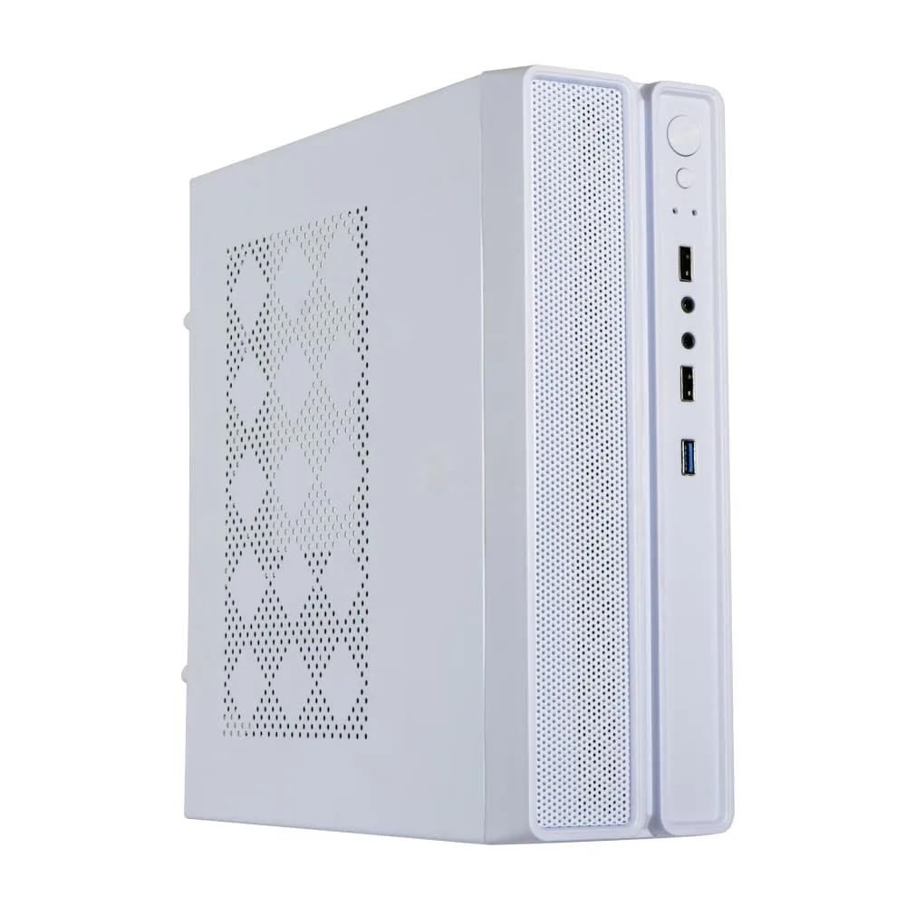 Gabinete Slim Bluecase SlimDesk BG-2002W Branco com Fonte 200W