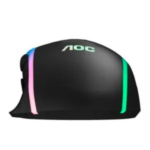 Mouse Gamer AOC GM190 RGB 7200 DPI 8 Botões Preto