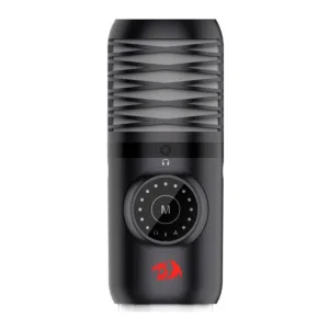 Microfone Gamer Redragon Stellaris RGB USB Tipo-C Preto GM306