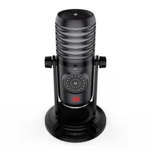 Microfone Gamer Redragon Stellaris RGB USB Tipo-C Preto GM306