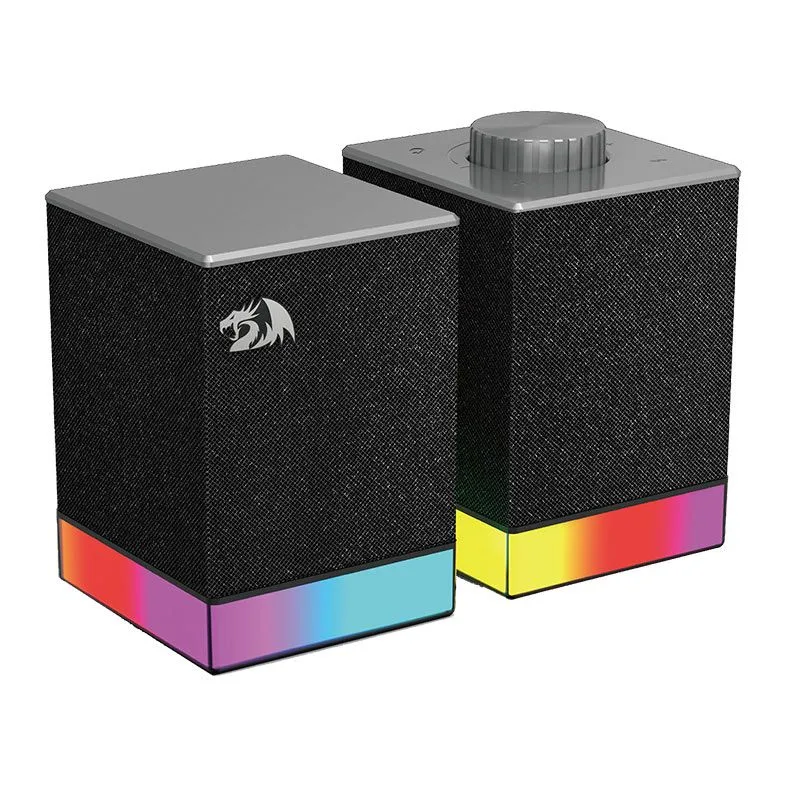 Caixa de Som Gamer Redragon Glyph 2.0 RGB 5W RMS Bluetooth Preto GS517