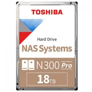 HD N300 PRO 18TB 7200RPM 512MB NAS 3.5 Aplicação em IA HDWG51JXZSTB - Toshiba