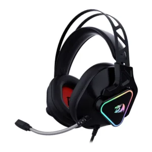 Headset Gamer Redragon Cadmus RGB 7.1 Surround com Drivers de 53mm Preto H370