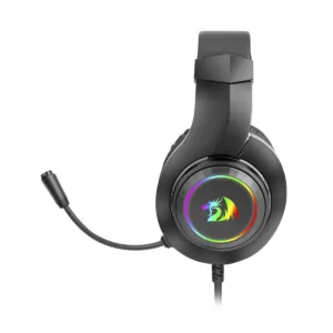 Headset Gamer Redragon Hylas RGB Preto com Microfone Ajustável H260RGB