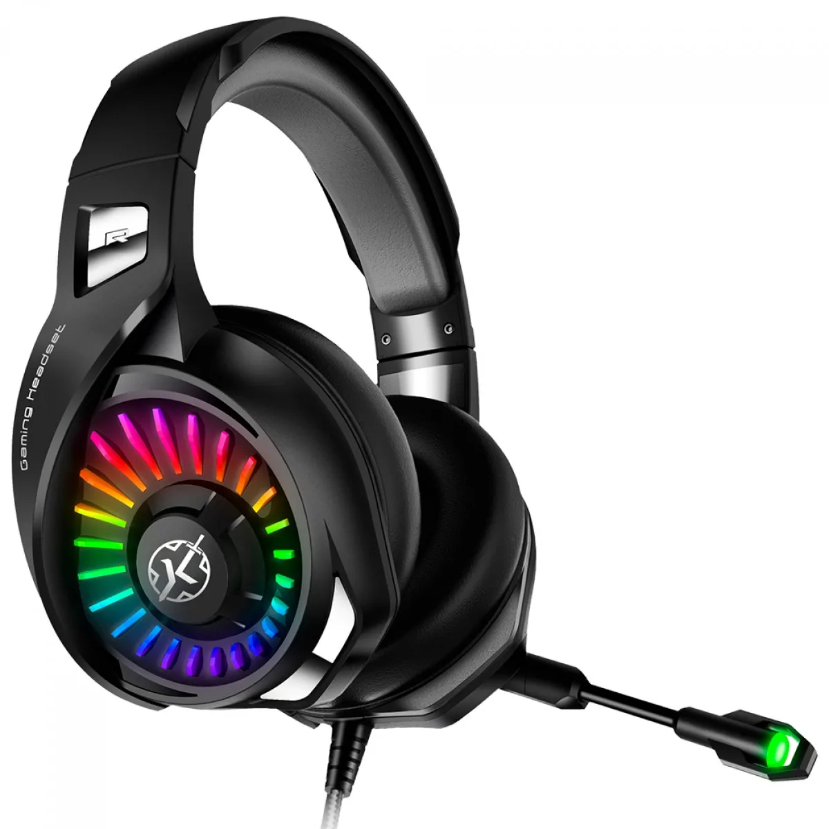 Headset Gamer Kalkan Modi RGB Drivers de 50mm 7.1 Virtual Surround Preto KLK00024