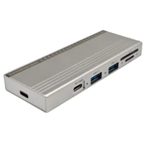 HUB 6 em 1 Type-c para HD NVME type-c USB 2.0 e Leitor de cartão CS-DOCKING-6-1 - f3