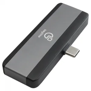 Hub Adaptador 4 em 1 HubStation Tipo-C para HDMI+USB+USB Tipo-C+3.5mm KYT00033 - Keytime