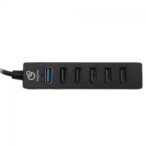 Hub Adaptador Keytime DataPort 7 em 1 USB Tipo-C para USB 3.0, USB 2.0, HDMI, SD, MicroSD e USB Tipo-C PD KYT00036